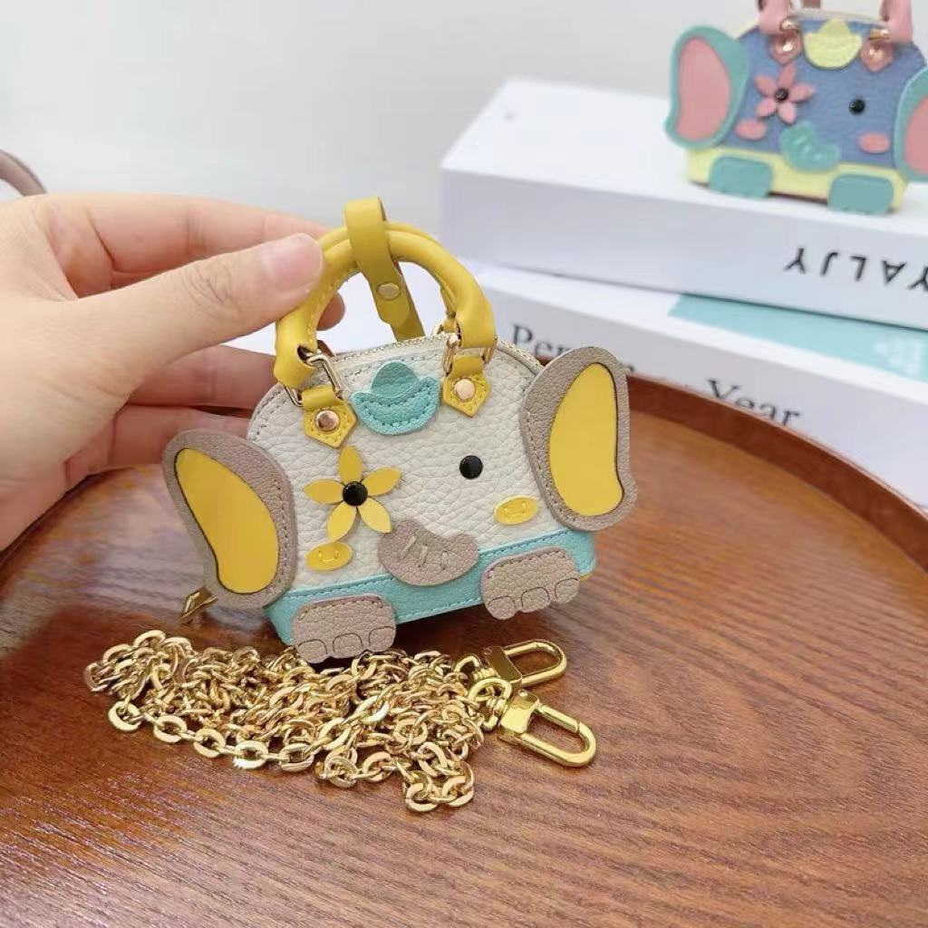 Cute puppy and elephant mini bag