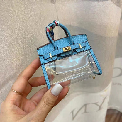 PU clear BK mini bags for airpods lipsticks jewelry accessory