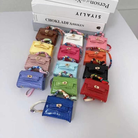 NEW PU croc baby kk mini bags for airpods lipsticks jewelry accessory