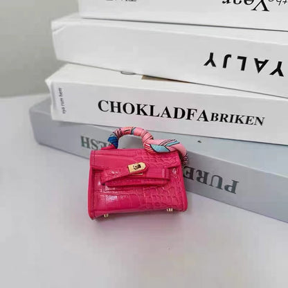 NEW PU croc baby kk mini bags for airpods lipsticks jewelry accessory