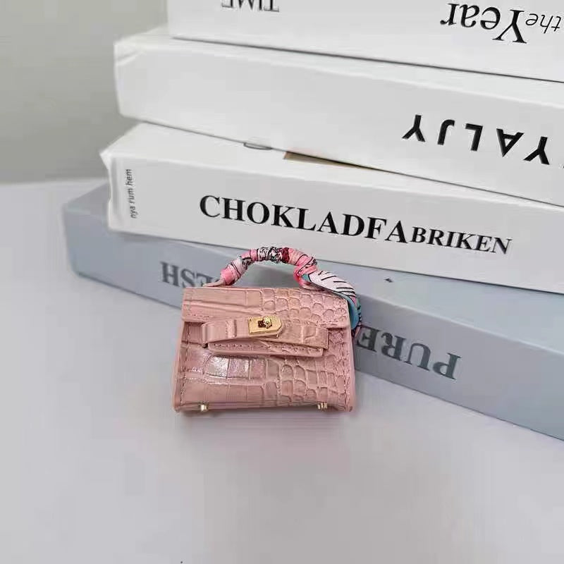 NEW PU croc baby kk mini bags for airpods lipsticks jewelry accessory