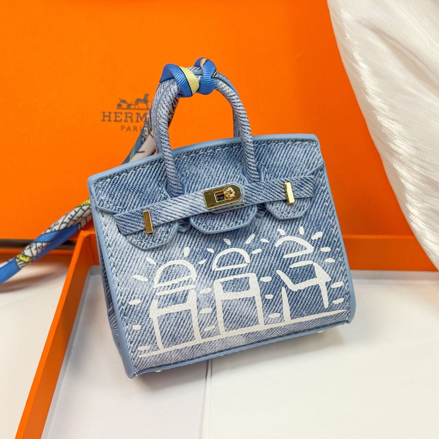 New hand painting mini bag house bag, pendant small bag cute bag ,pendant headphone bag ,Lipstick holder.