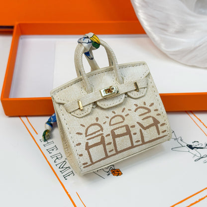 New hand painting mini bag house bag, pendant small bag cute bag ,pendant headphone bag ,Lipstick holder.