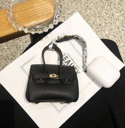 PU BK mini bags for airpods lipsticks jewelry accessory