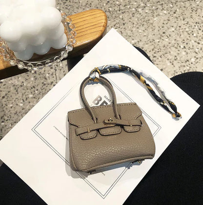 PU BK mini bags for airpods lipsticks jewelry accessory