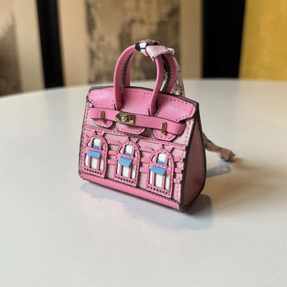 PU House mini bags for airpods lipsticks jewelry accessory