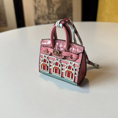 PU House mini bags for airpods lipsticks jewelry accessory